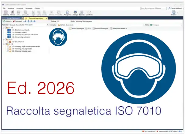 Raccolta segnaletica ISO 7010 Ed. 2026 - File CEM